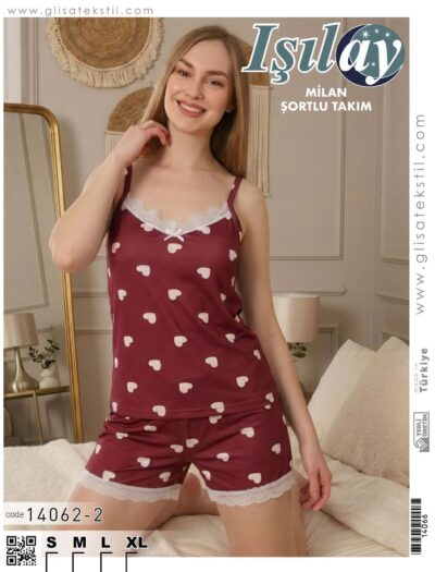 Kadın Şortlu Pijama Takımı