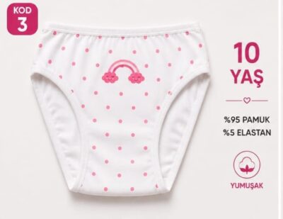 Kız Çocuk Külot – 10 Yaş