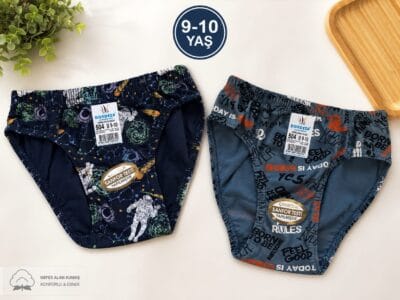9-10 Yaş Erkek Çocuk Külot – 2'li Paket