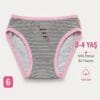 Dammy Kids 3-4 Yaş Kız Çocuk Külot - Thumbnail Image 1