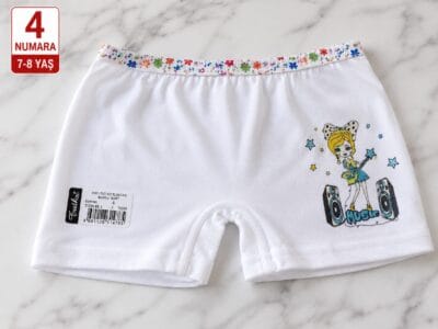 Kız Çocuk Boxer - 7-8 Yaş