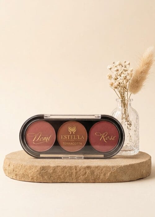 Estel'la Cosmetics – 3'lü Terracotta Allık (No: 01)