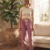 Milan Kumaş Desenli Rahat Kesim Pijama Altı - Thumbnail Image 7