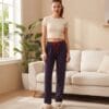 Milan Kumaş Desenli Rahat Kesim Pijama Altı - Thumbnail Image 6