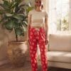 Milan Kumaş Desenli Rahat Kesim Pijama Altı - Thumbnail Image 1