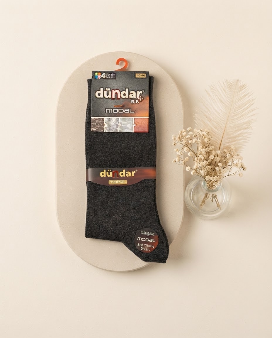 Dündar Plus Modal Kışlık Erkek Çorap (40-44) - 4124 - Görsel 5