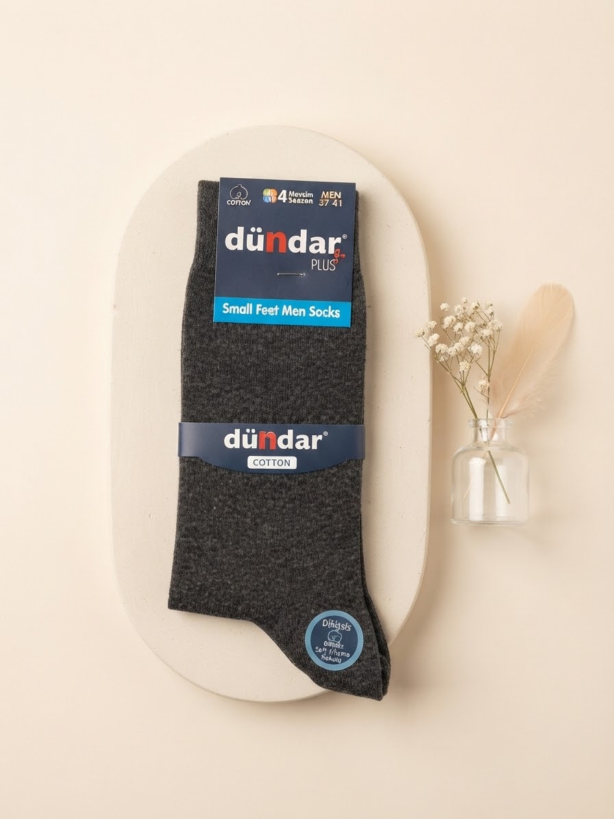 Dündar Erkek Pamuk 4 Mevsim Çorap (37-41 / Small Feet) - 4759 - Görsel 6