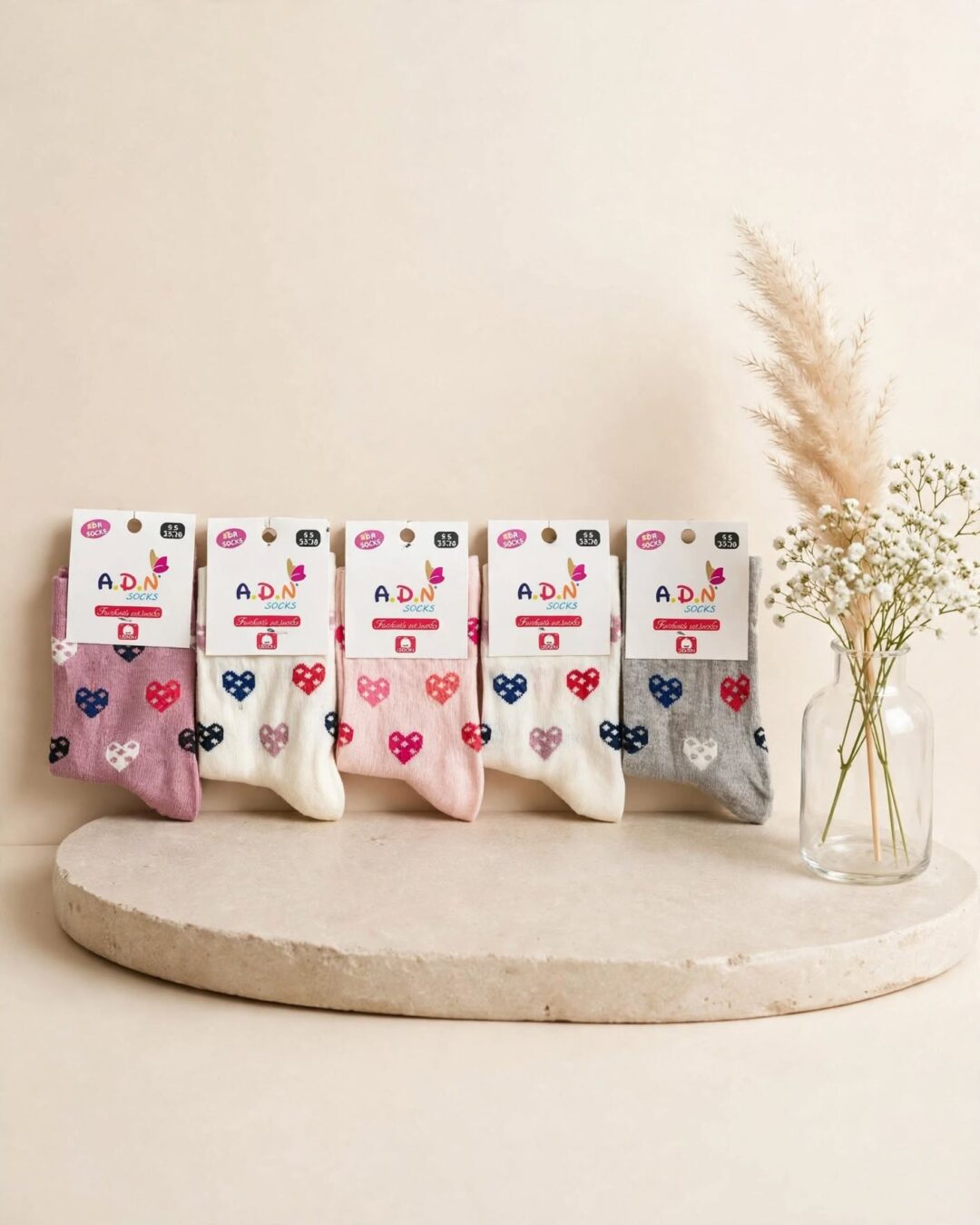 A.D.N Socks Pamuklu Kız Çocuk Çorap - Görsel 1