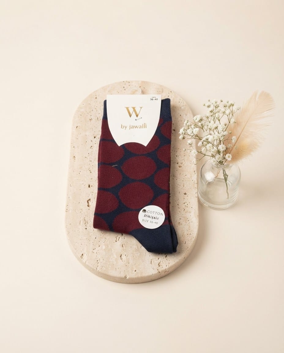 W by Javalli Premium Büyük Puanlı Soket Çorap - 544 - Görsel 7