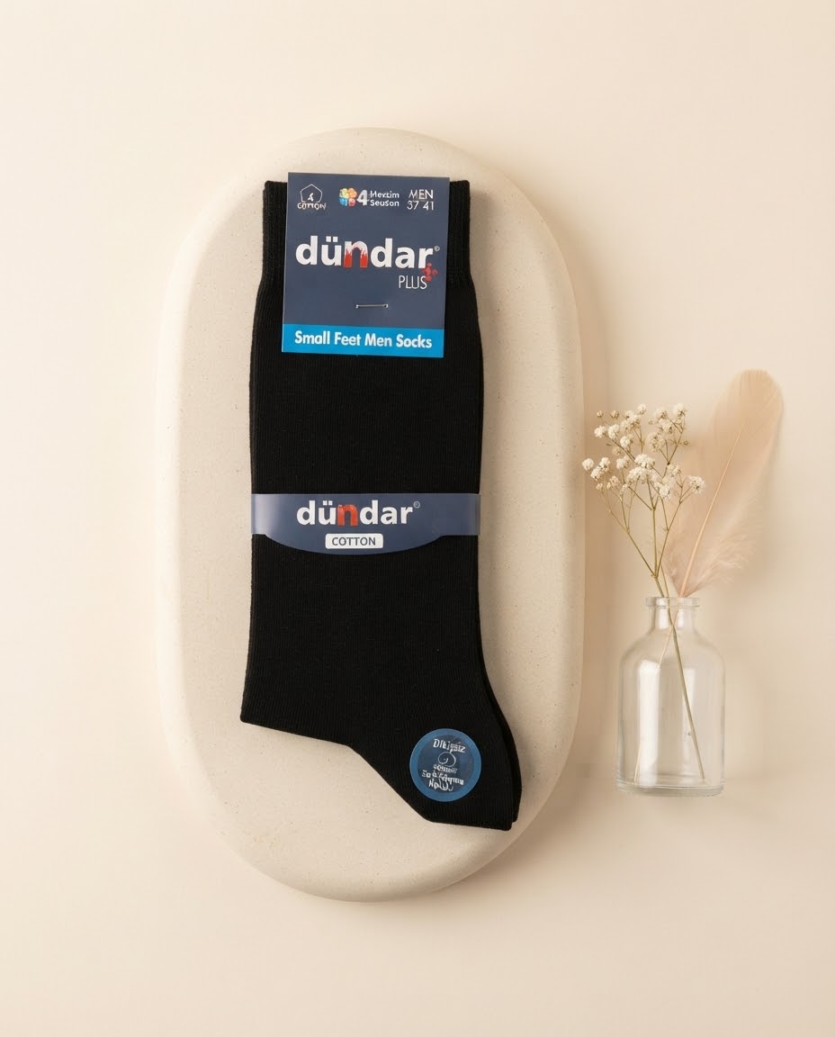 Dündar Erkek Pamuk 4 Mevsim Çorap (37-41 / Small Feet) - 4759 - Görsel 3