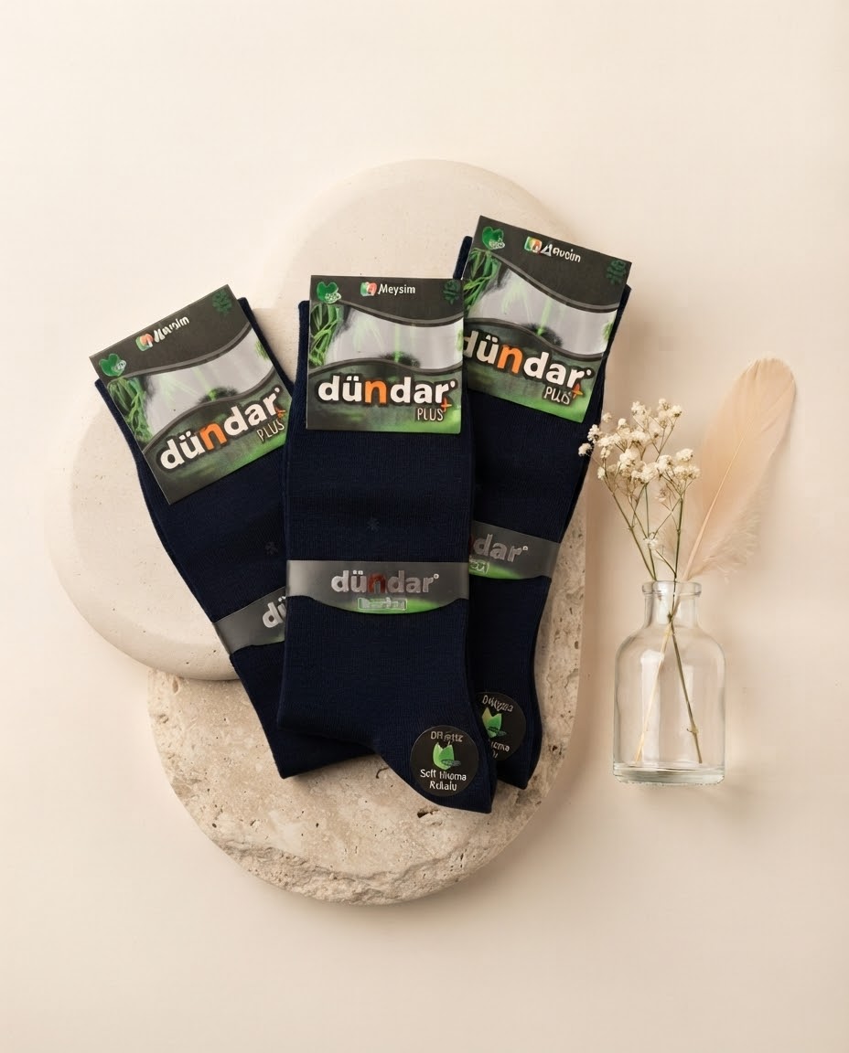 Dündar Erkek Bambu 4 Mevsim Çorap (40-44) - 5602 - Görsel 2