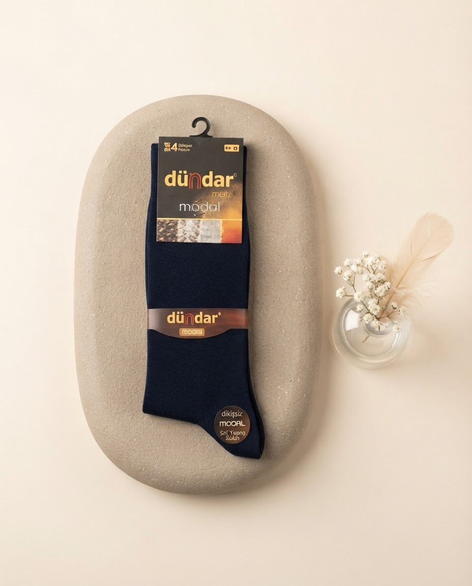 Dündar Erkek Bambu 4 Mevsim Çorap (40-44) - 5602 - Görsel 3