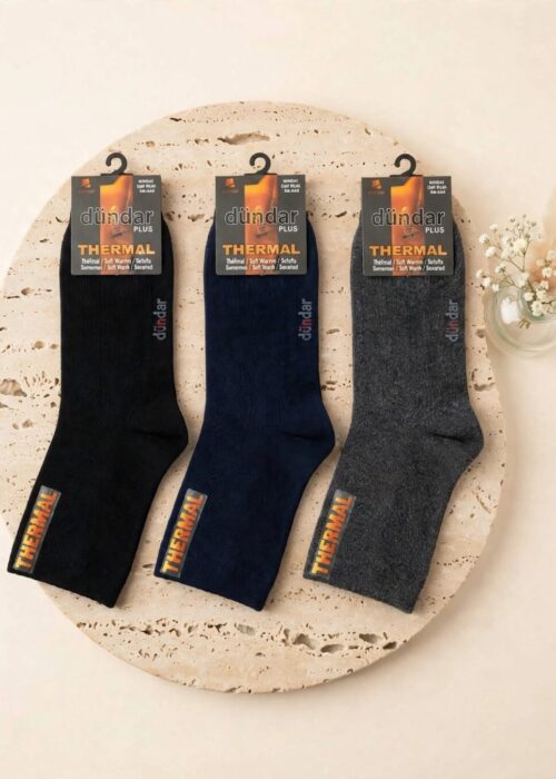 Dündar Plus Erkek Thermal Konç Patik Çorap - 5978