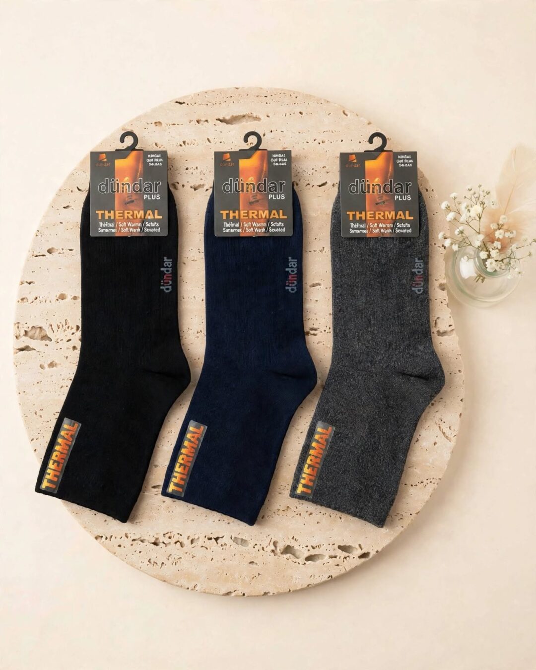 Dündar Plus Erkek Thermal Konç Patik Çorap - 5978 - Görsel 1