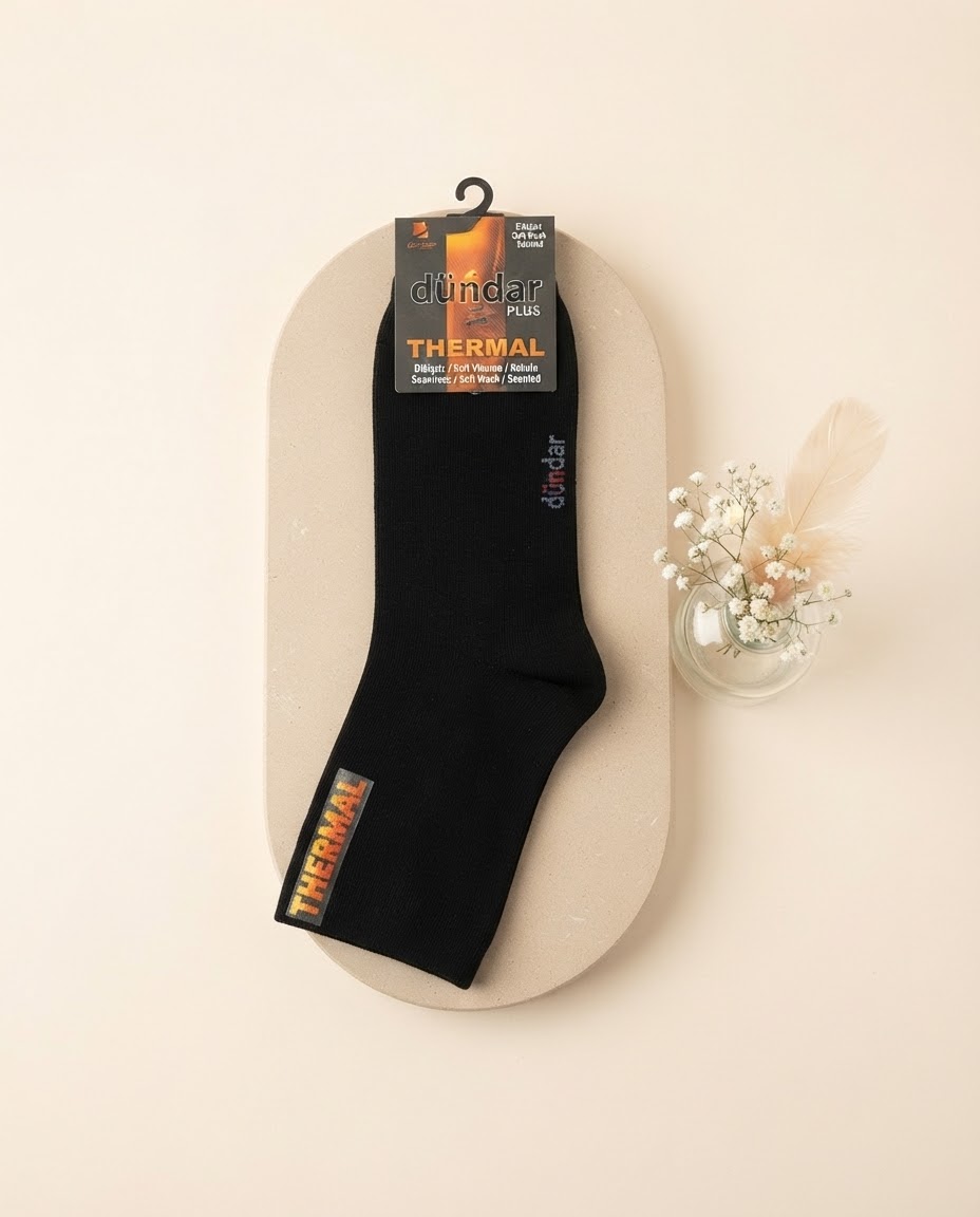 Dündar Plus Erkek Thermal Konç Patik Çorap - 5978 - Görsel 5