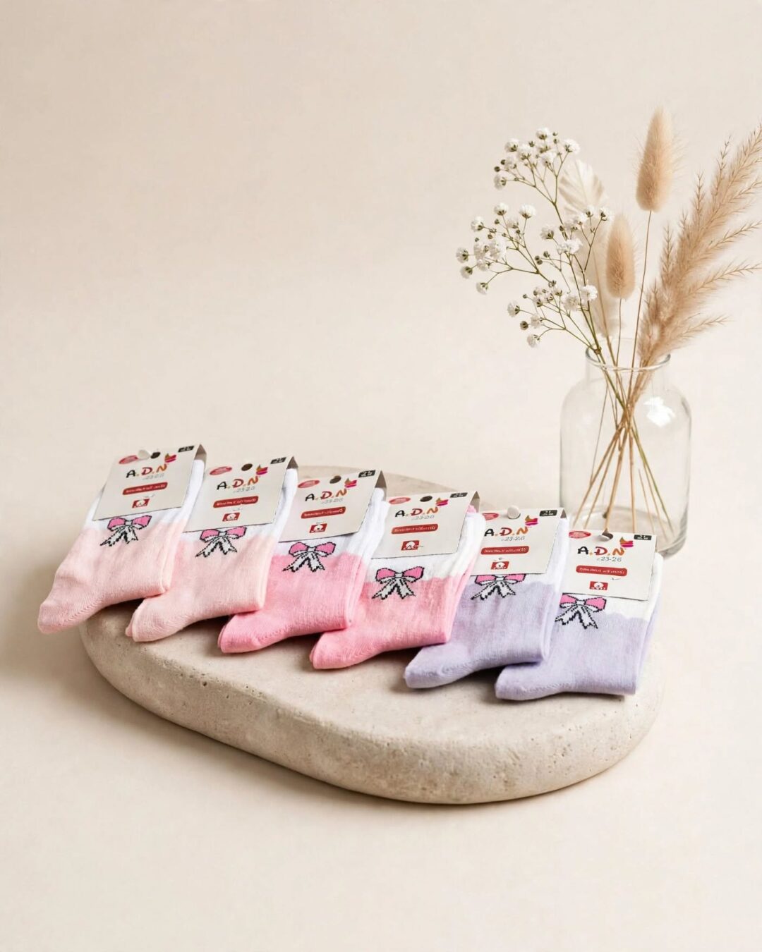 A.D.N Socks Pamuklu Kız Çocuk Çorap - Görsel 5