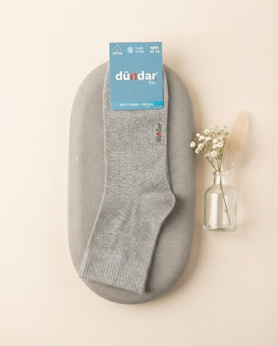Dündar Erkek Cotton Taban Havlu Konç Çorap (40-44) - 7040 - Görsel 3