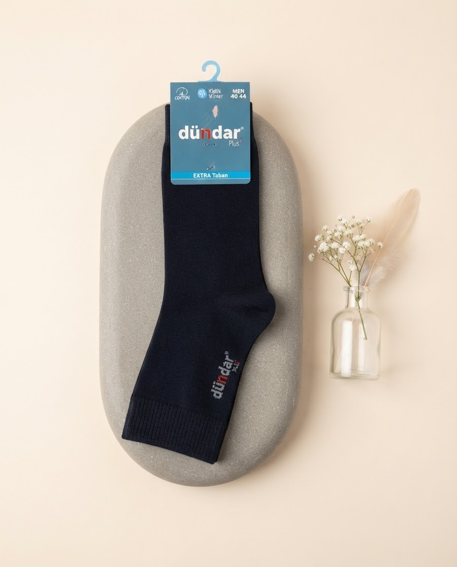 Dündar Erkek Cotton Taban Havlu Konç Çorap (40-44) - 7040 - Görsel 4