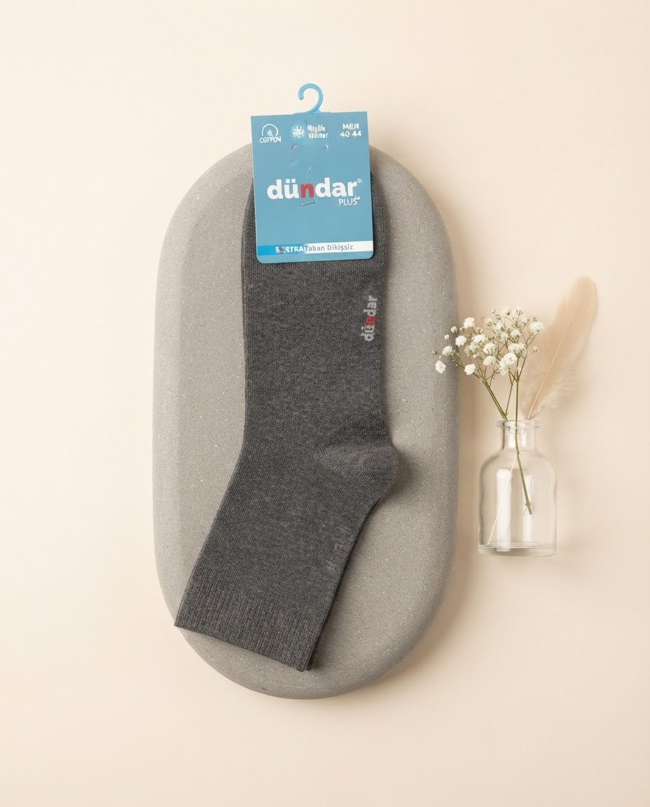 Dündar Erkek Cotton Taban Havlu Konç Çorap (40-44) - 7040 - Görsel 6