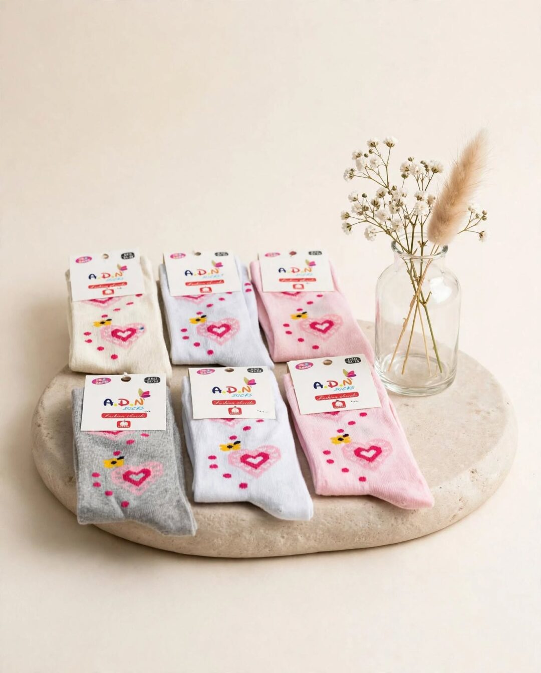 A.D.N Socks Pamuklu Kız Çocuk Çorap - Görsel 3