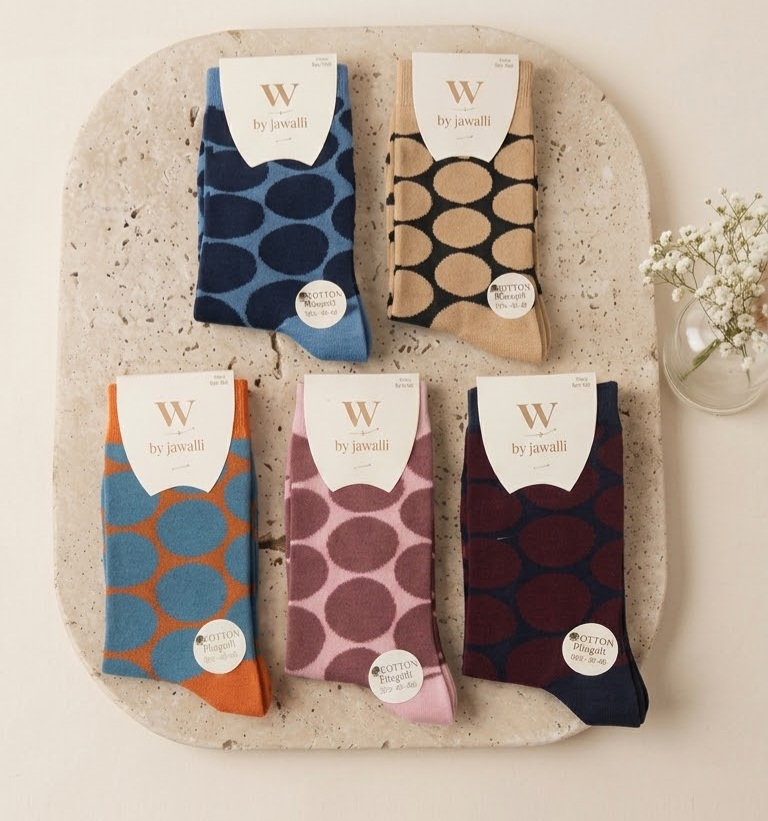 W by Javalli Premium Büyük Puanlı Soket Çorap - 544 - Görsel 1