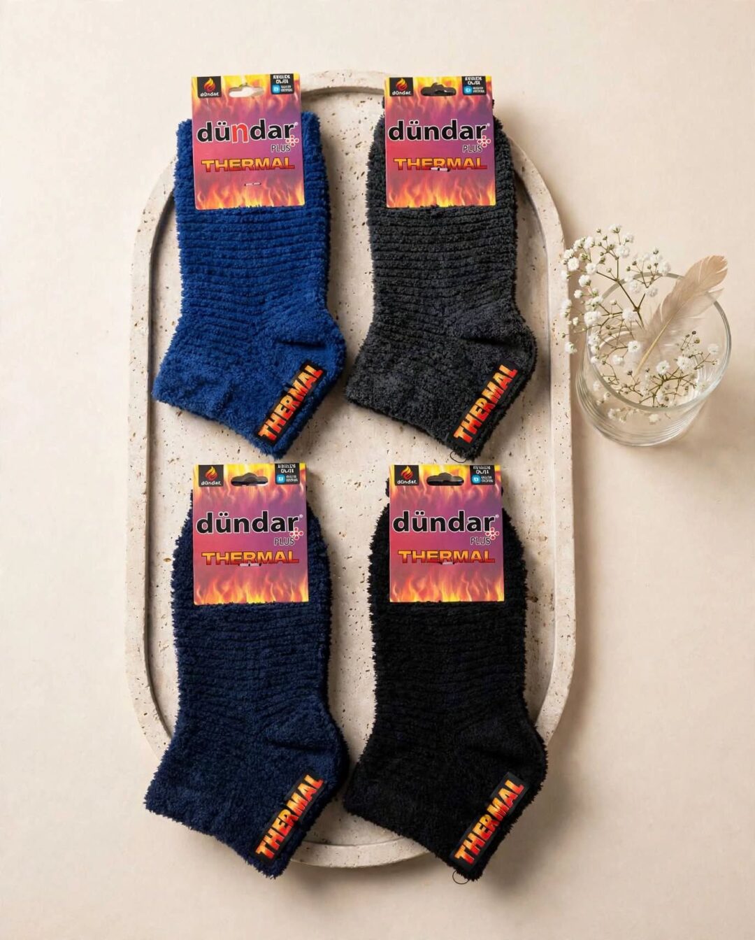 Dündar Thermal Plus Unisex Patik Çorap 36-40 -5954 - Görsel 1