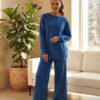 JANES - DİKİŞ DETAYLI PREMIUM MODAL GÜNLÜK ŞIK İKİLİ TAKIM - Thumbnail Image 6