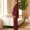 JANES - DİKİŞ DETAYLI PREMIUM MODAL GÜNLÜK ŞIK İKİLİ TAKIM - Thumbnail Image 3
