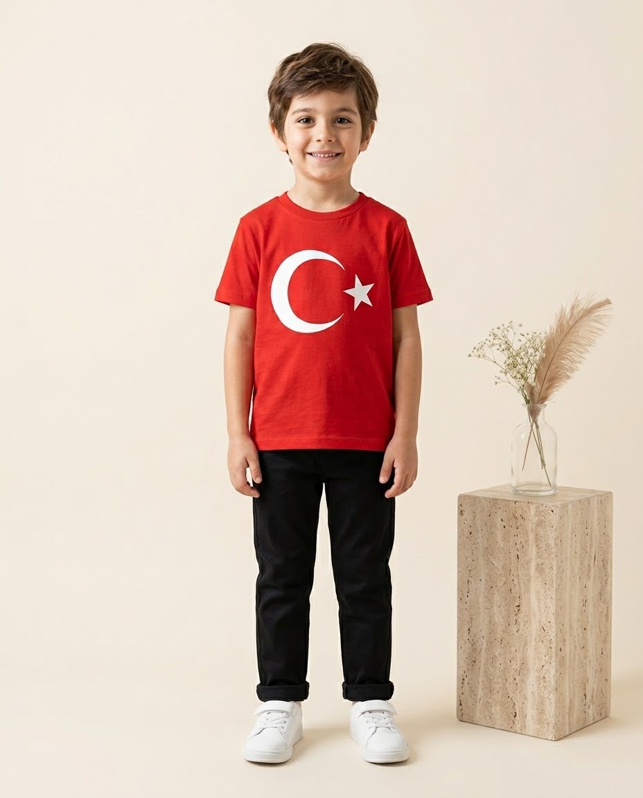 Türk Bayraklı Tişört - Görsel 4