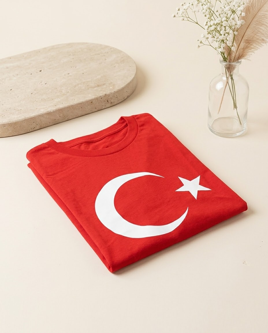 Türk Bayraklı Tişört - Görsel 2