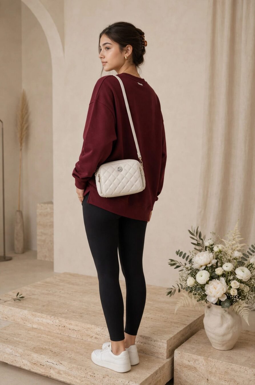 Oversize Modal Sweatshirt - Görsel 2