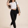 LİVİA Paçası Lastikli Jogger Eşofman Altı - İki İplik - Thumbnail Image 5