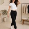LİVİA Paçası Lastikli Jogger Eşofman Altı - İki İplik - Thumbnail Image 1